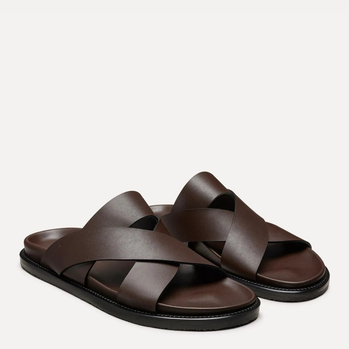 Men's Berkley Slide Sandal - Espresso Leather