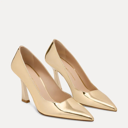 Vinnie Pump 85 - Platino Gold Leather