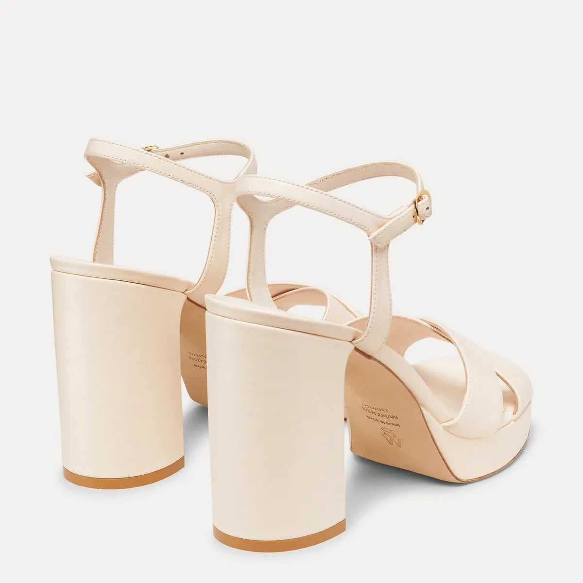 Dayna Platform Sandal 110 - Seashell Leather