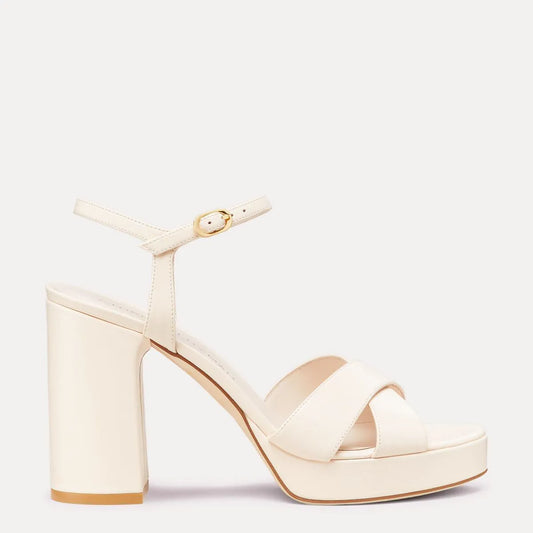 Dayna Platform Sandal 110 - Seashell Leather