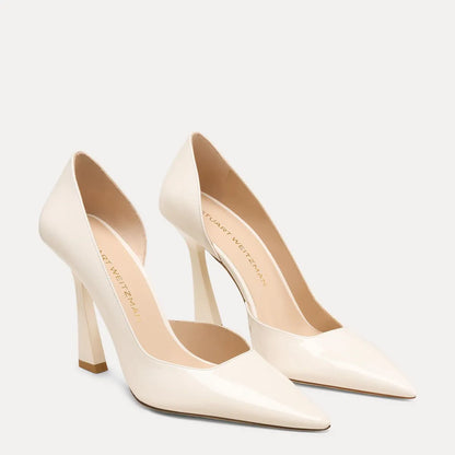 Vinnie D'orsay Pump 100 - Cream Patent Leather