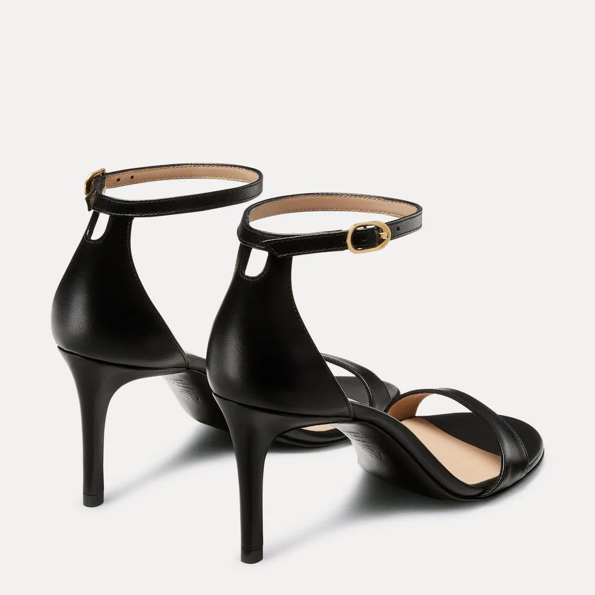 Nudist II Sandal 75 - Black Leather