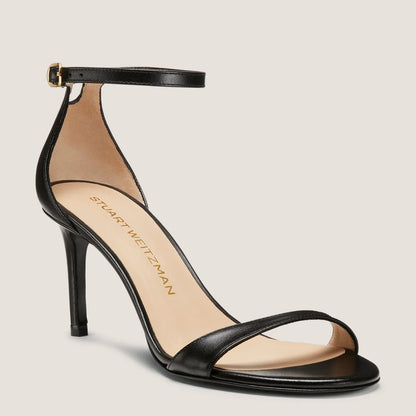 Nudist II Sandal 75 - Black Leather
