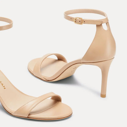 Nudist II Sandal 75 - Adobe Beige Leather