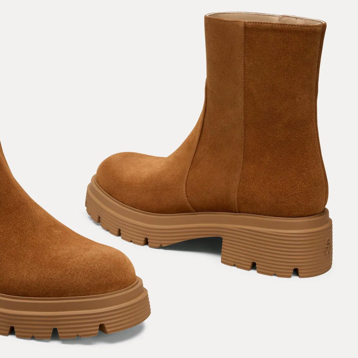 Hudson Lite Zip Bootie - Doe Brown Suede