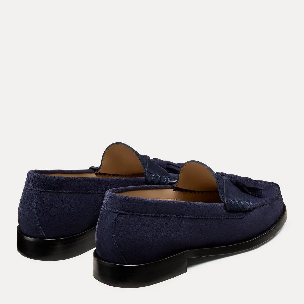 Lottie Tassel Loafer - Navy Blue Suede