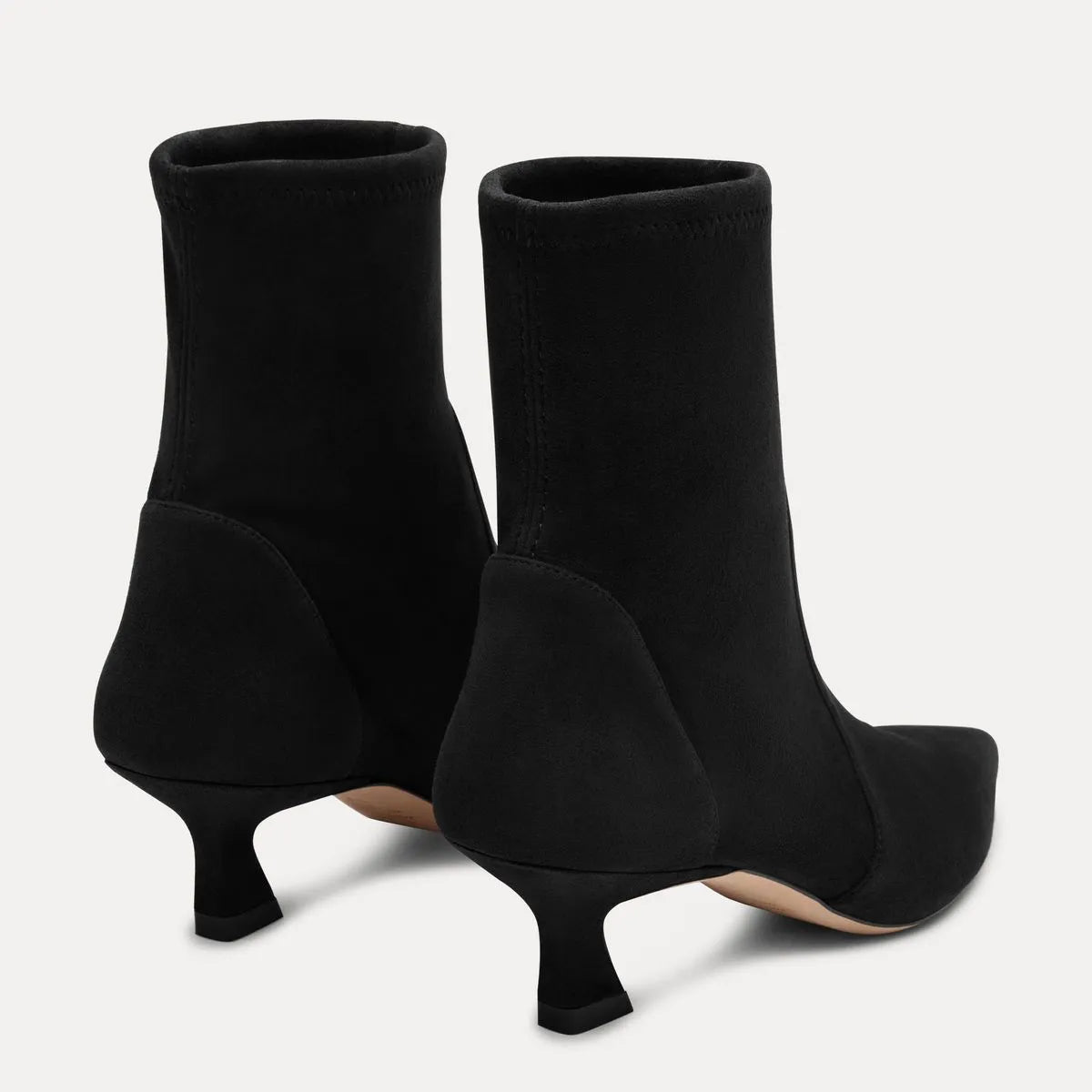 Vinnie Stretch Bootie 50 - Black Stretch Suede