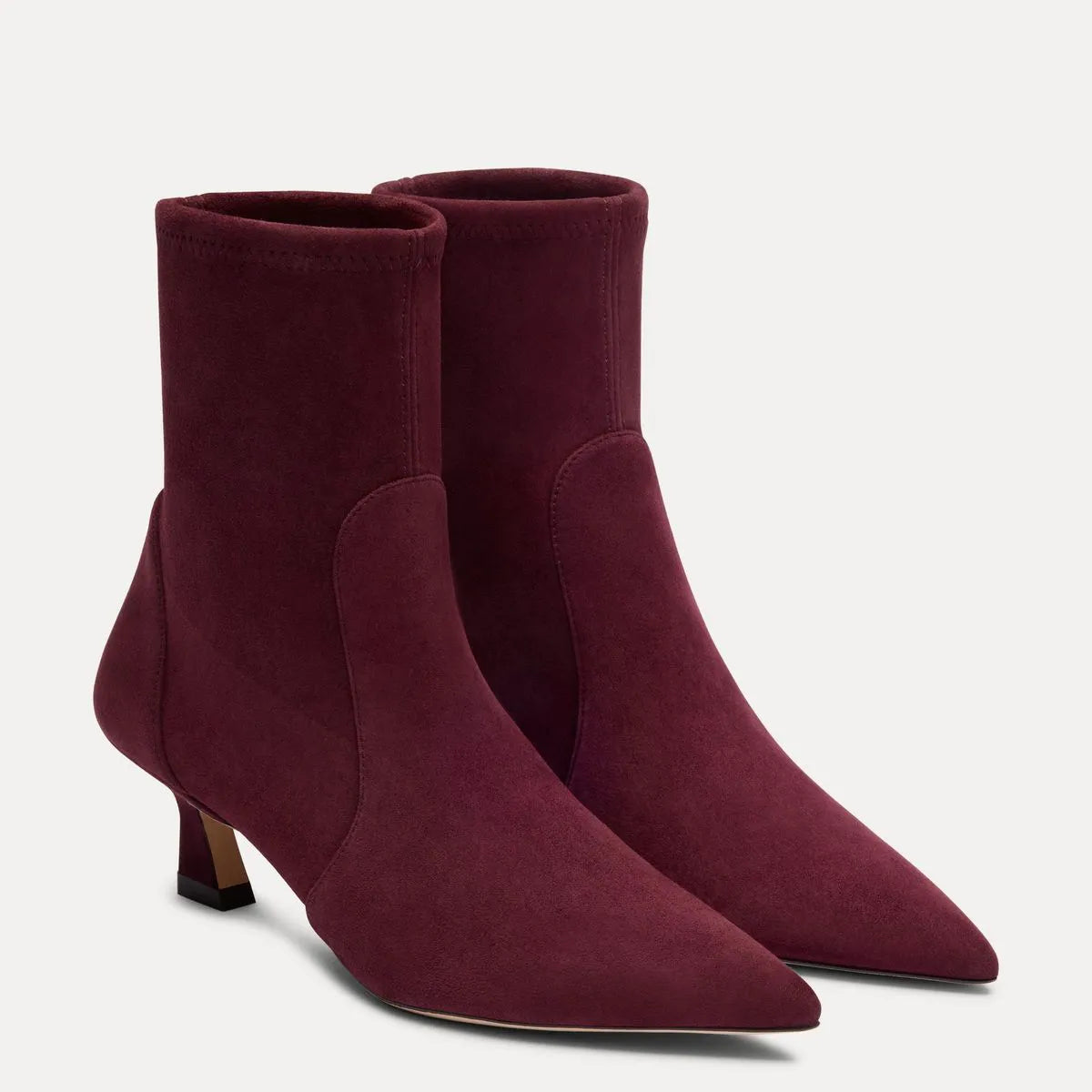 Vinnie Stretch Bootie 50 - Boysenberry Stretch Suede