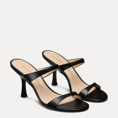 Nudist Slide Sandal 85 - Black Leather