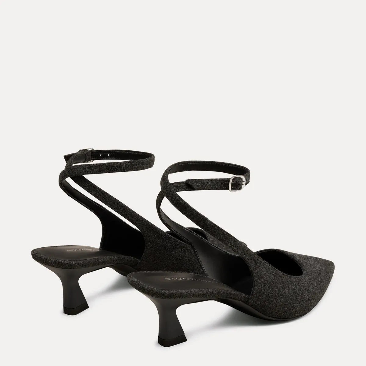 Vinnie Ankle-Strap Pump 50 - Charcoal Flannel