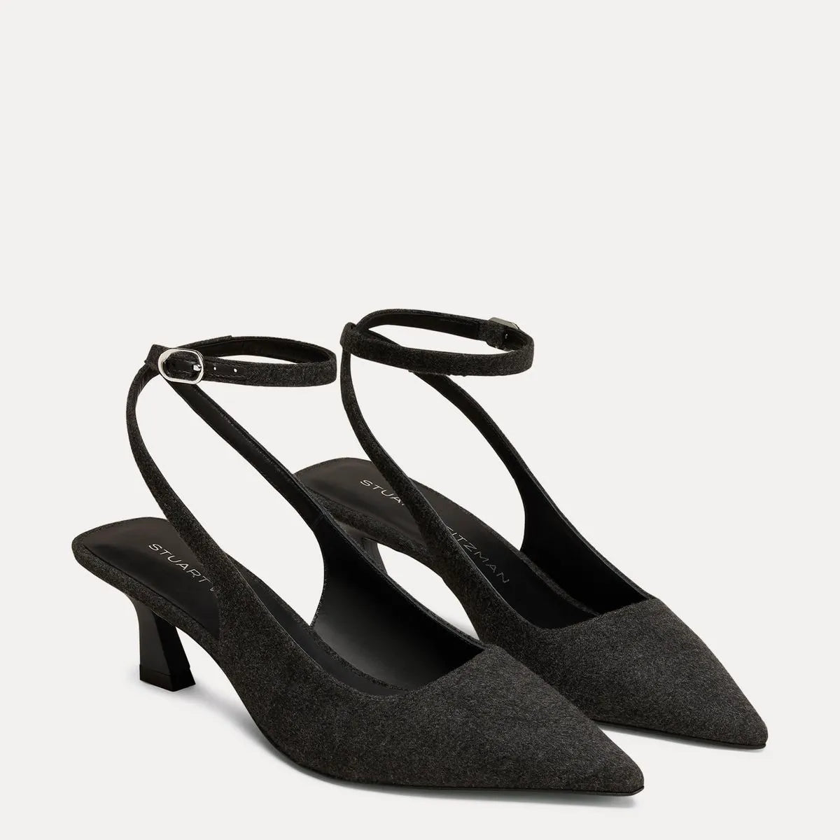 Vinnie Ankle-Strap Pump 50 - Charcoal Flannel