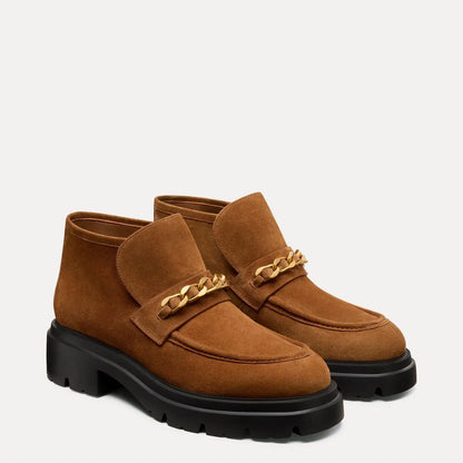 Soluxe Hudson Chukka Bootie - Doe Brown Suede