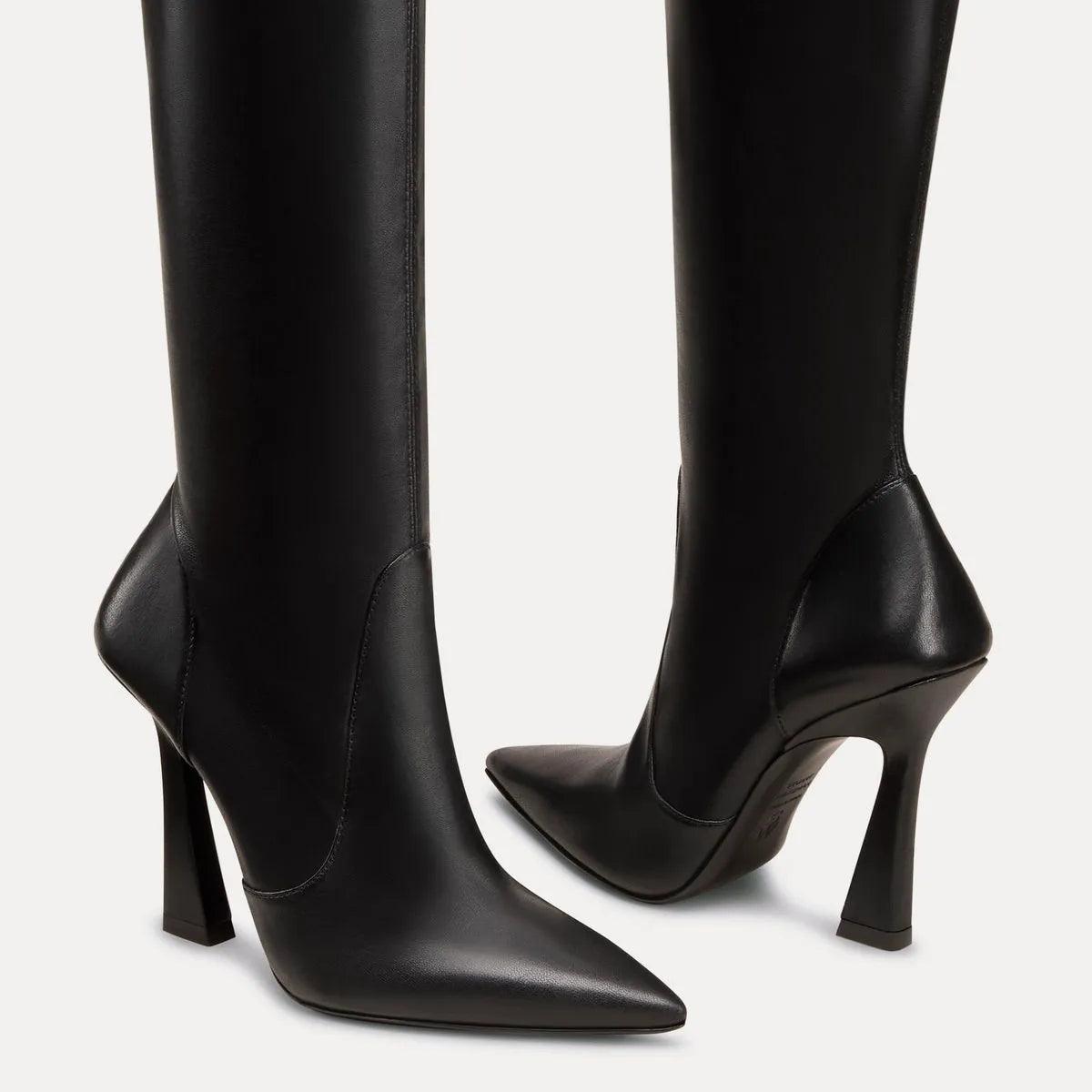 Ultravinnie Over-the-Knee Boot - Black Stretch Leather